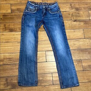 Rock Revival Men's Kingsley Straight Jeans